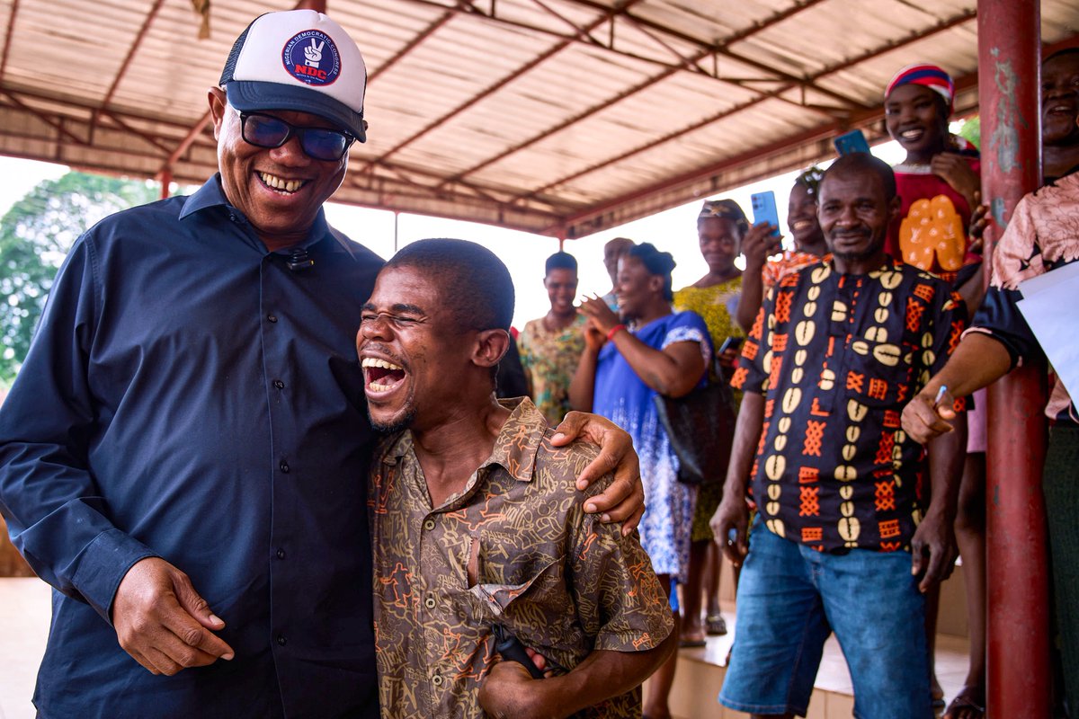 EstherUmoh10's tweet photo. While Peter Obi stopped in Nise to encourage citizens registering for their PVCs, something unforgettable happened.

A blind man in the crowd began calling out, “Where is Peter Obi?” Peter Obi walked over, held his hand, and said, “I am Peter Obi.”

The man replied, “I heard you were here, so I came. I need help. The place where people with disabilities were cared for during your time as governor has been taken from us. We have been left on our own.”

Peter Obi listened attentively, supported him with a token for his immediate welfare, and assured him the matter would receive attention.

This is why many people speak about the impact of Peter Obi’s leadership with conviction. For them, it isn’t propaganda or political rhetoric, it’s lived experience and visible even to the blind.

Good leadership is remembered long after a tenure ends. It is felt in the lives it touches, especially by the most vulnerable.

 It is safe to say that under a Peter Obi presidency, people with disabilities would not be forgotten, but included, protected, and treated with dignity.
#NigeriaWillBeOk