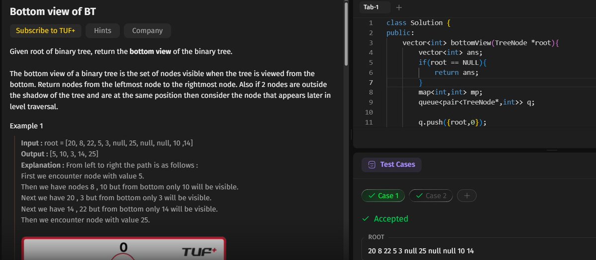 lil_meee15's tweet photo. 📅 Day 34 - #SDESheetChallenge

✅ POTD: Minimum Score of a Path Between Two Cities

✅ Revised binary tree questions 

@striver9 @takeUforward_ https://t.co/wFis2XXxId