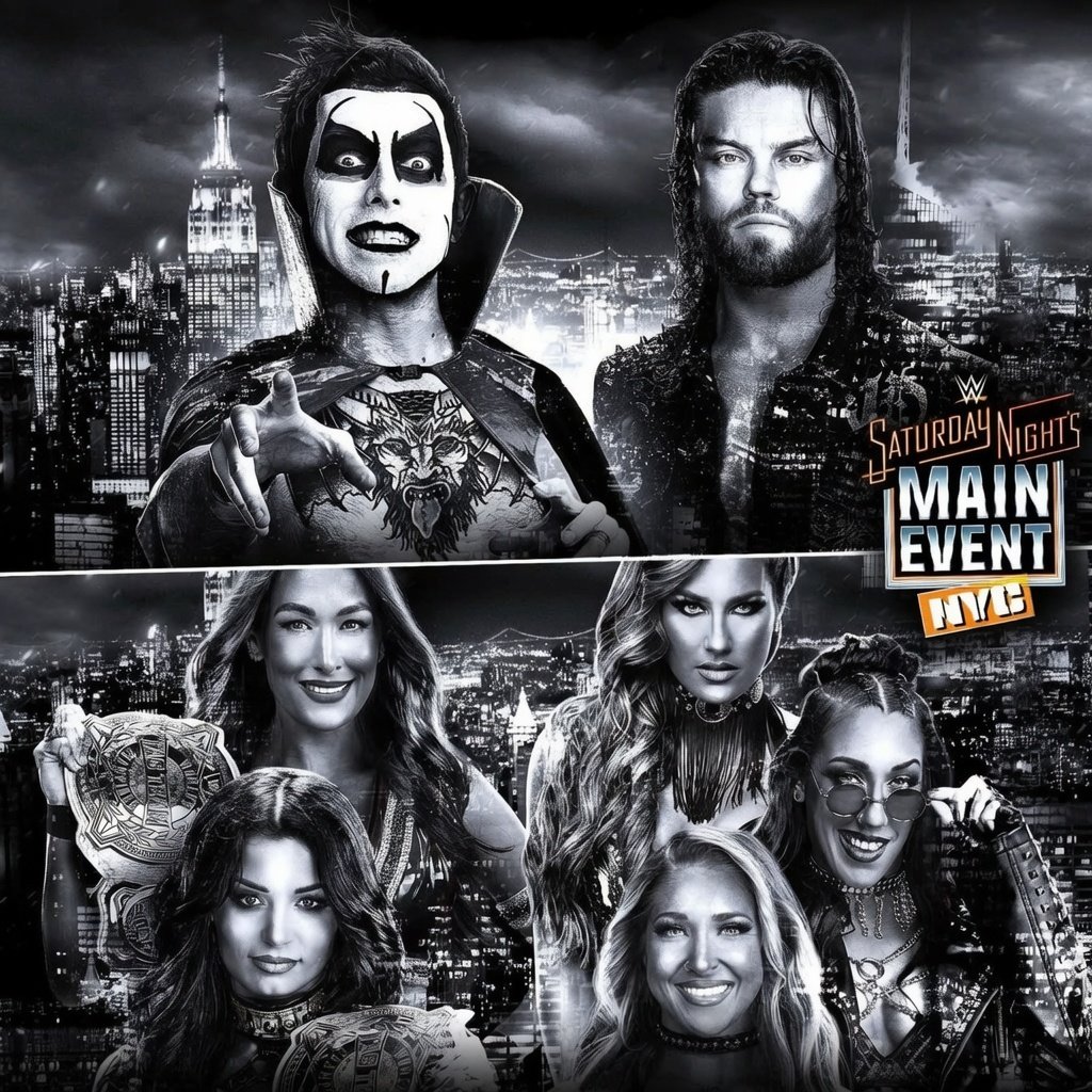 TheSquaredTimes's tweet photo. 2 matches have been made official for Saturday Night's Main Event, making an already stacked card even bigger for New York City 🔥

#WWE https://t.co/nLNe08TPeW