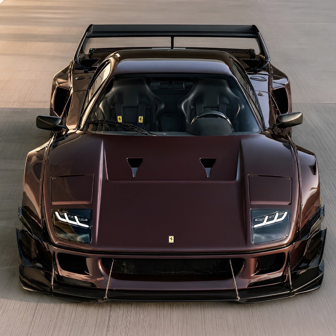 _The_Car_Lover_'s tweet photo. Ferrari F40 LM Widebody🤎 https://t.co/oVyzxJ5zB7