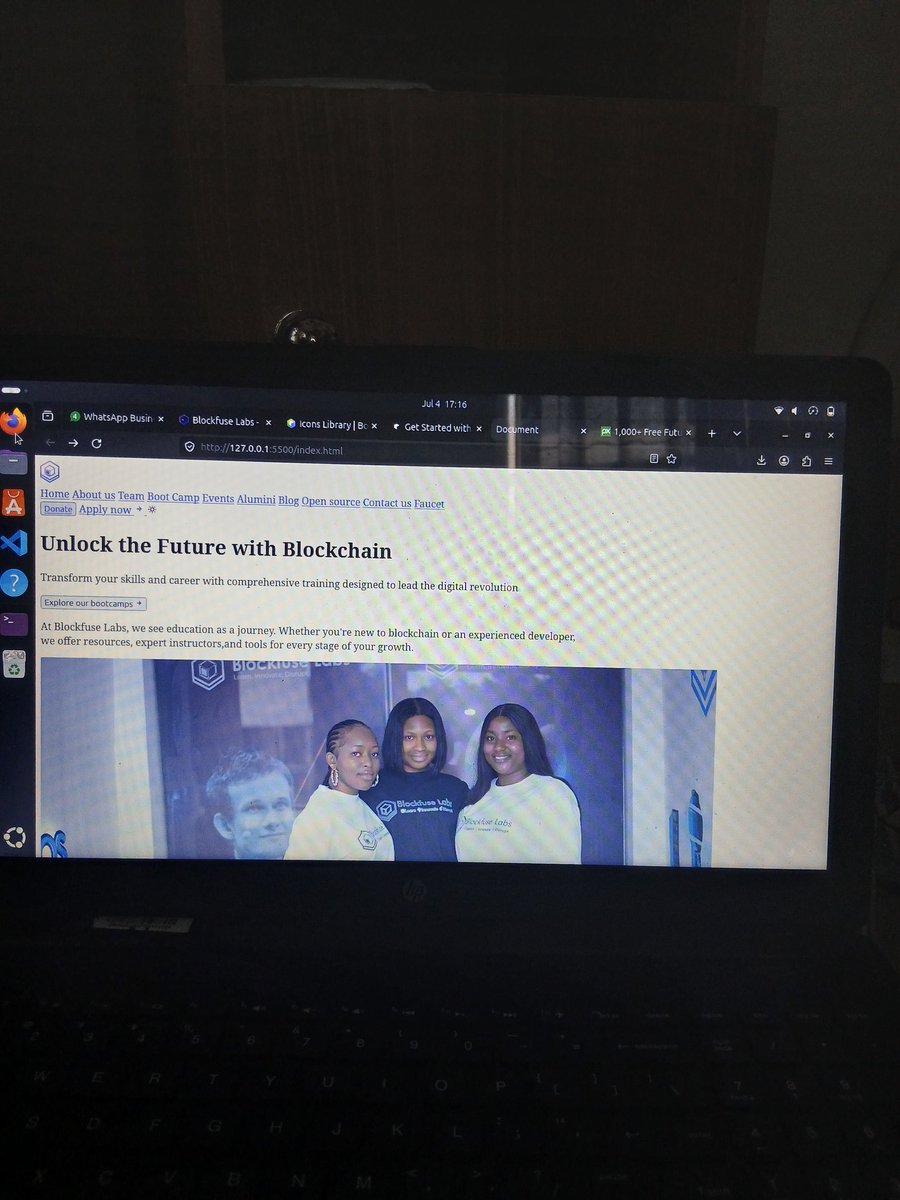 EmmanuelWi87537's tweet photo. Day 17 @blockfuselabs 
Today's task: Recreate the Blockfuse website using only Semantic HTML

No CSS  No JavaScript Just structure

This wasn't about making the website look beautifulit was about understanding its structure and choosing the right HTML elements for every section https://t.co/ievVNST0vt
