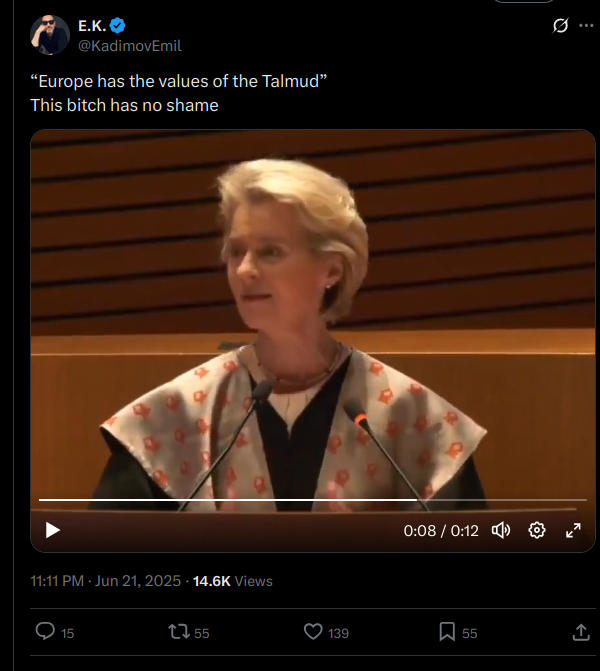 trMXinfoSys's tweet photo. @Europarl_EN NOW your #Talmud #Ursula can come with her #French #carrriers ... if IT dares!
https://t.co/YConCpSGei https://t.co/QGdq5MNhgr