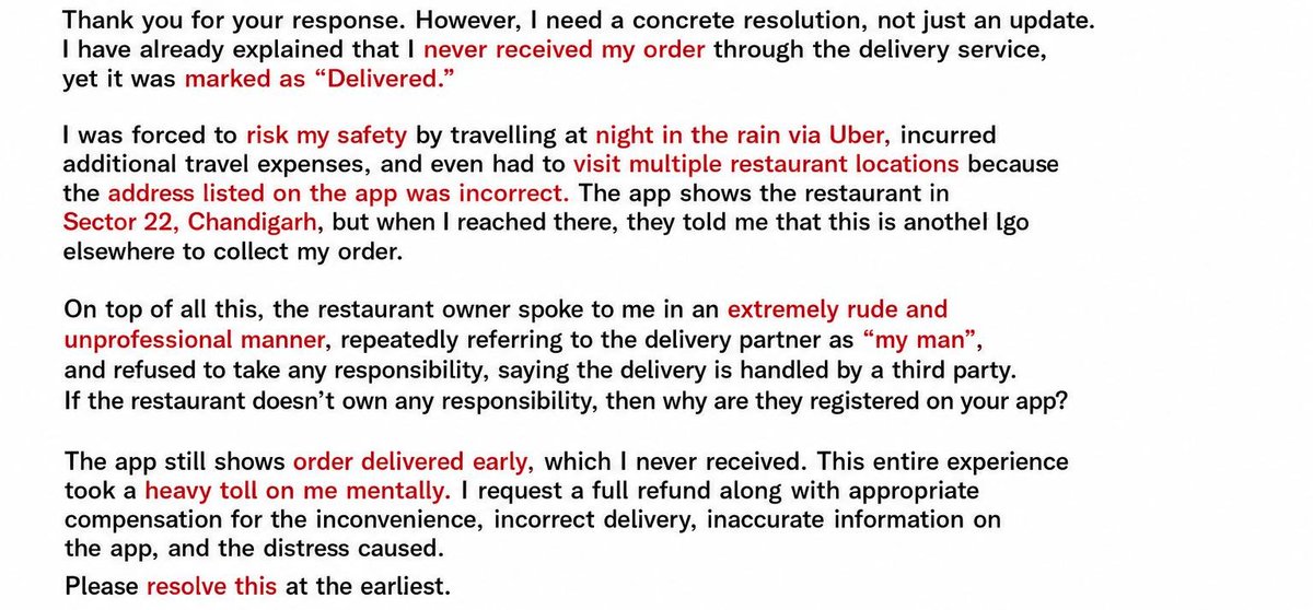 ramaiya_sameera's tweet photo. @zomatocare Kindly provide resolution at the earliest and take strict action against such restaurants and delivery guys who do such frauds, https://t.co/RpAep40OGs