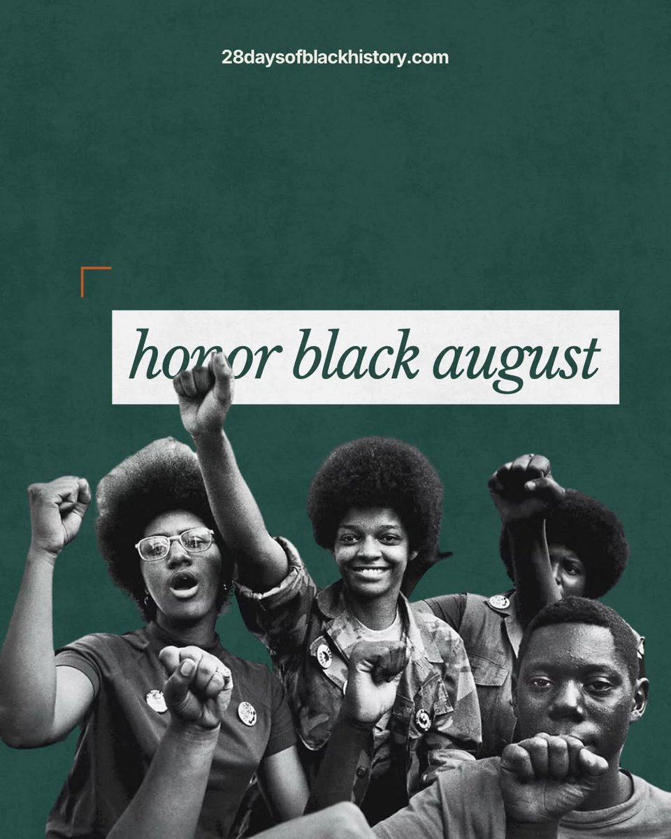 ardtakeaction's tweet photo. Black August is not a symbol. It is a practice.

Born inside prison walls, it honors those who resisted captivity—George and Jonathan Jackson, the Soledad Brothers, the people of Attica, and generations who refused to disappear quietly. August holds ... https://t.co/t0lkZNg9Qx