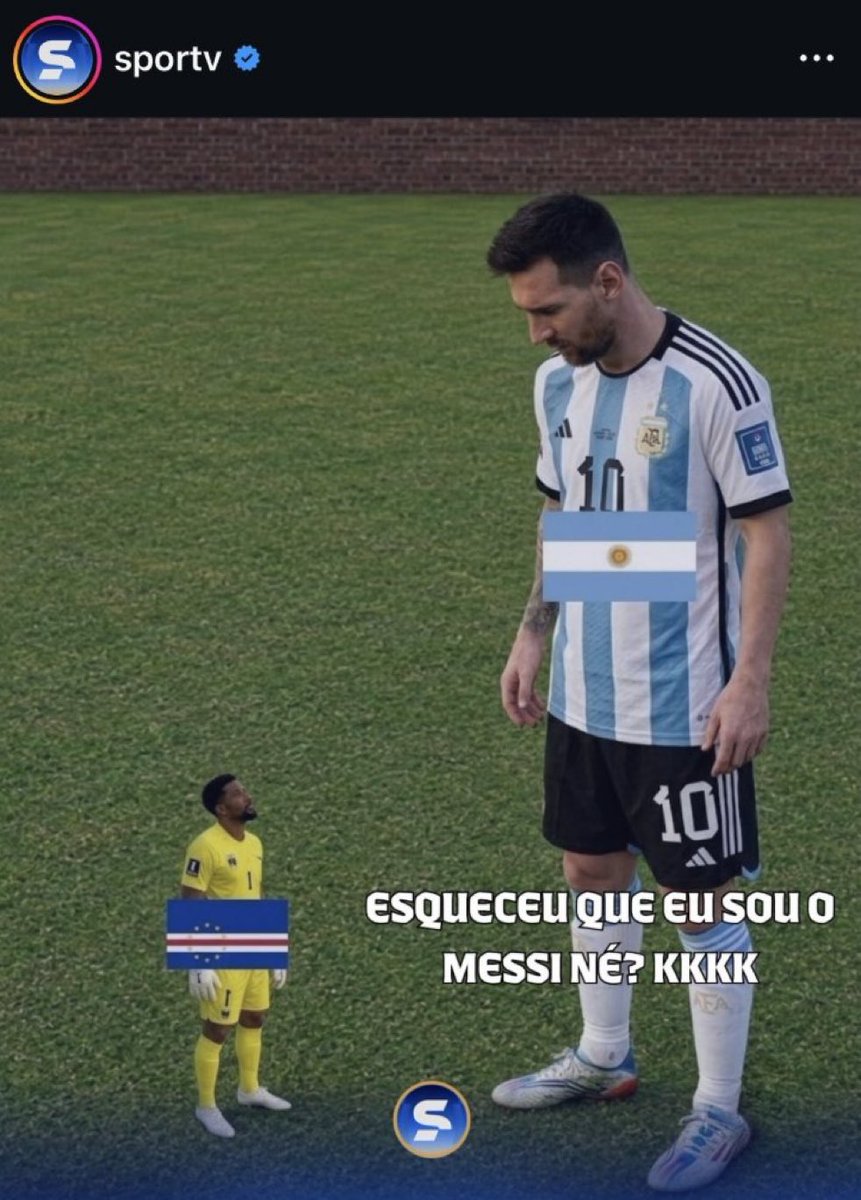 choquei's tweet photo. 🚨VEJA: Internautas MASSACRARAM o perfil do Sportv após eles postarem uma imagem zombando da derrota do Cabo Verde. 

Eles apagaram o post. https://t.co/e7LakwptPM