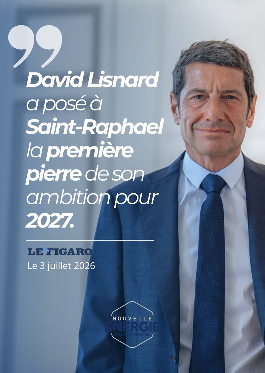Nouv_Energie's tweet photo. À Saint-Raphaël, David Lisnard promet l’avènement de « la grande France »

🗞️ Retrouvez l’article @Le_Figaro sur le lancement de campagne de @davidlisnard : https://t.co/3zNRZTV9ht https://t.co/NZUQFxVCTr