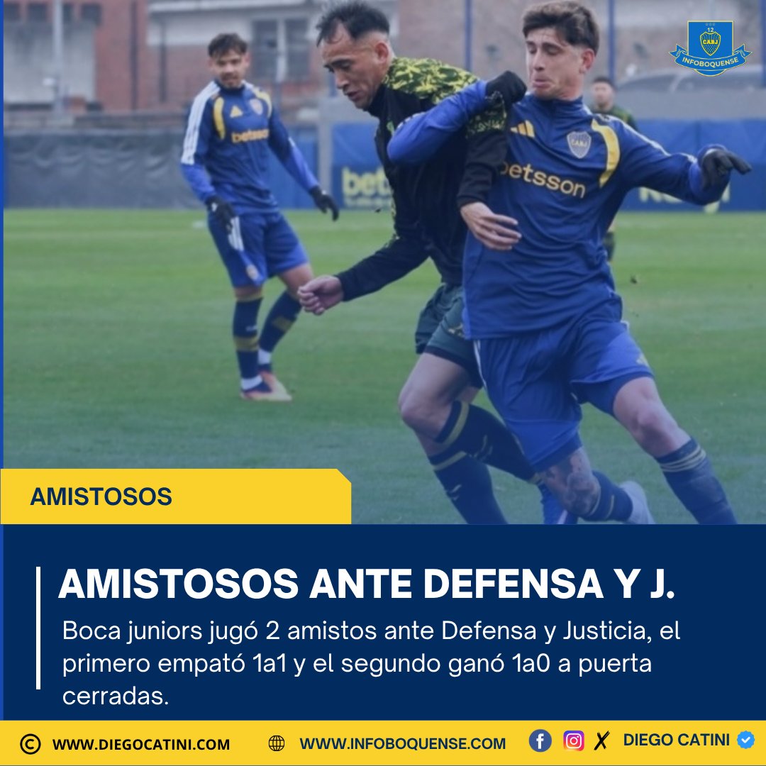 diegoacatini's tweet photo. Boca jugó 2 amistosos con Defensa y Justicia. El primero empató 1a1 y el segundo ganó 1a0, en complejo Pedro Pompilio a puerta cerradas, en la mañana del sábado 4 de julio. | https://t.co/NWKjTZ4h9p 
.
.
.
#boca #amistosos #defensayjusticia #laboca #pedropompilio #infoboquense https://t.co/AY6zfIGVdx