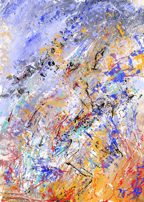 HardySplinter's tweet photo. Atmosphere image number 2
A dynamic and vibrant composition featuring a frenzy of colorful strokes. The mix of blues, yellows, and reds creates a lively visual dance.
auf Argato https://t.co/KqIwU5cCWj