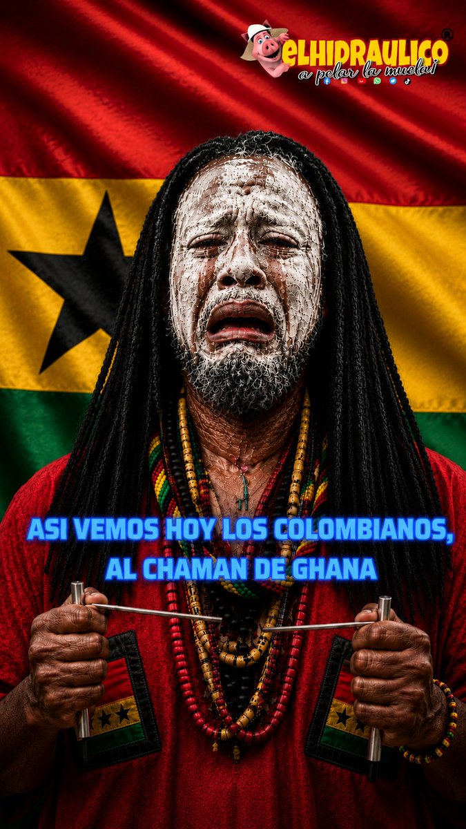 apelarlamuela's tweet photo. #mundialdefútbol2026 #ghana #Ghana #colombia #brujo #chaman #vidente #futbol #soccer #tendencias #humor  #sarcasmo https://t.co/UQbaQKcatO