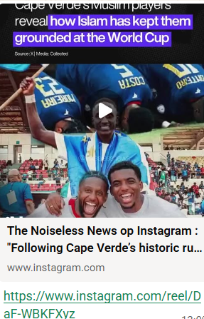 metaalarbeider's tweet photo. @PoempieBackup Ah, ook het succes van #Kaapverdië wordt geclaimd door de moslimistische aanhangers. Het wordt steeds genanter. #CapoVerde #ARGCPV #FIFAWorldCup #WorldCup #WKAvond #vandaaginside #vandaaginsideOranje https://t.co/PQHs7576fy