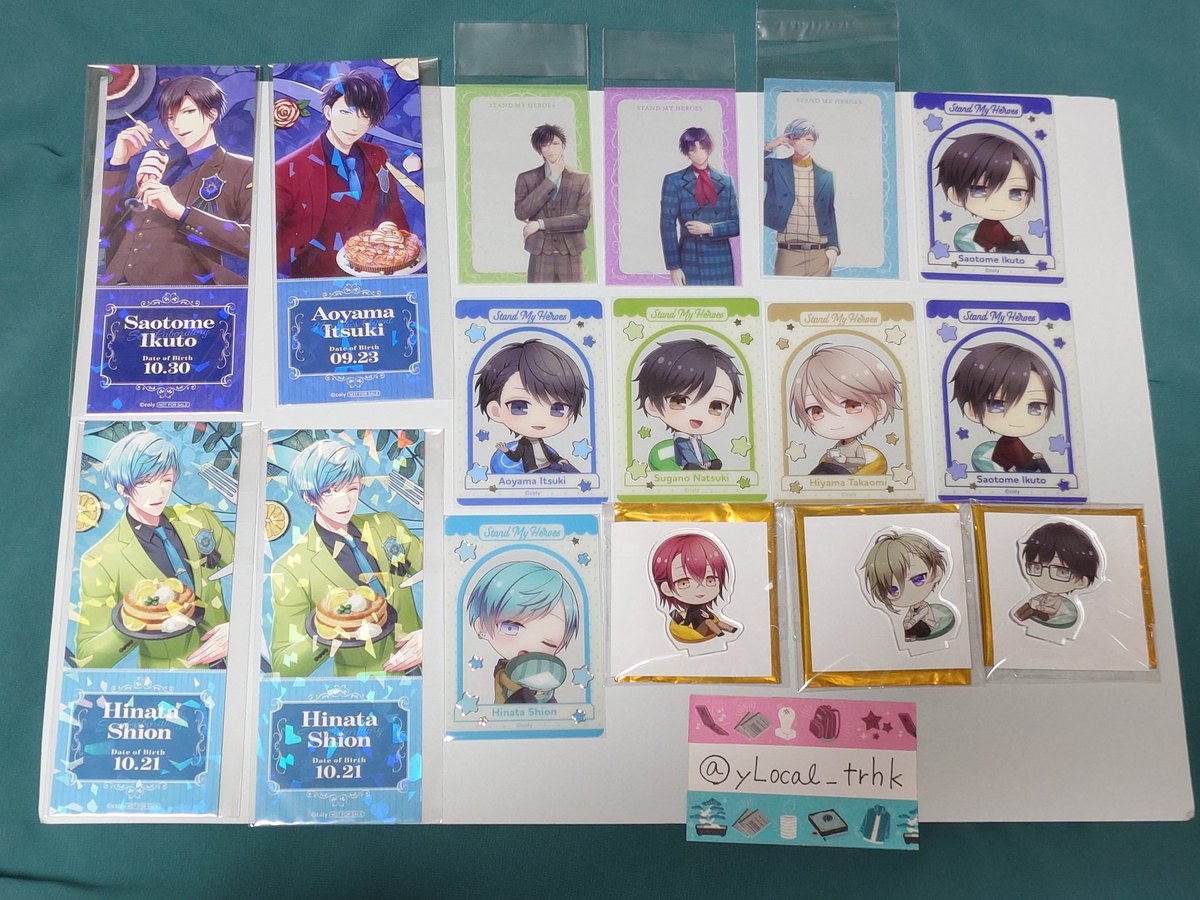 yLocal_trhk's tweet photo. 交換 #yl取引 スタマイ 購入特典 チケット風カード クリアシート おうちでーと クリカ アクスタ

【譲】
早乙女 青山 日向 菅野 宮瀬 桧山 大谷 宝生 瀬尾

【求】
荒木田 >>> 渡部

初回の方はプロカ必読
都内手渡し>郵送
組み合わせによってはお断りする場合がございます。
お気軽にお声がけください https://t.co/M9SFovpQIH