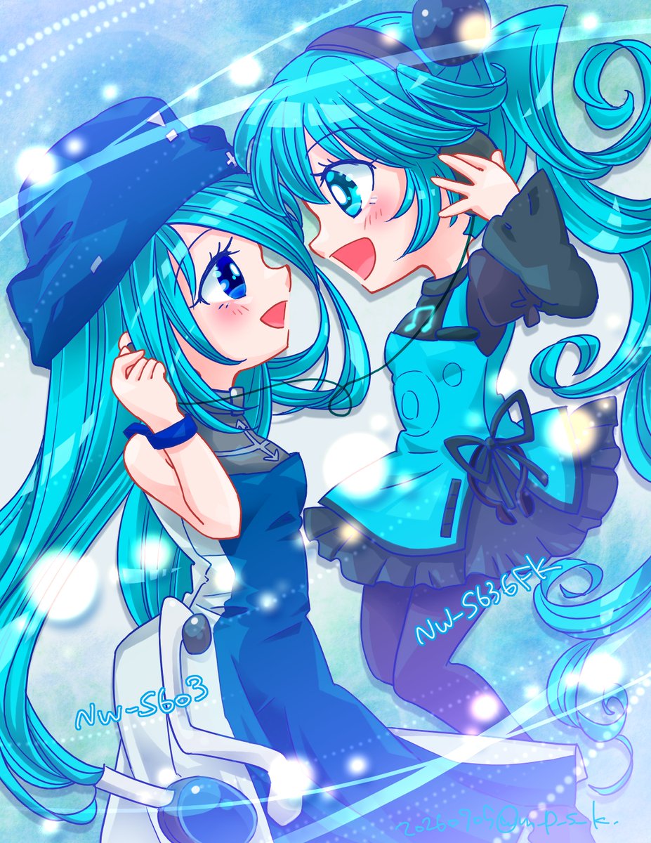 m_p_s_k's tweet photo. 歴代ウォークマン擬人化ちゃん https://t.co/qS1mZmQdnF