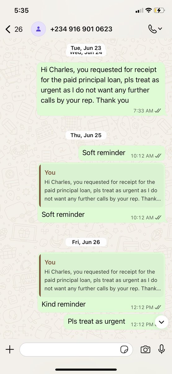 codedfaith's tweet photo. @Okash_Nigeria Was contacted by your rep but till today nothing has been done as regard complaint… pls treat https://t.co/YoDK3udiEV