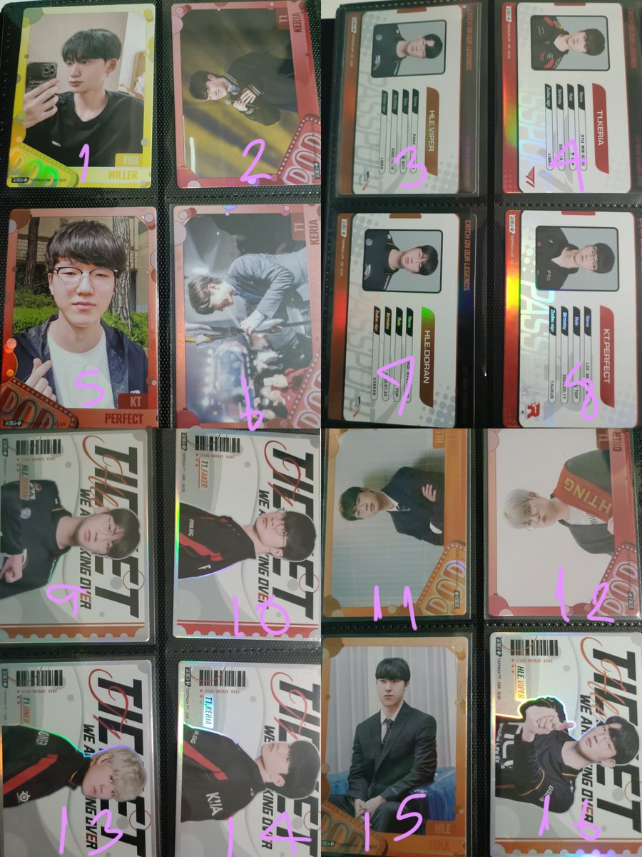 Fahlafar's tweet photo. Sale card Buffun LCK 2024 ราคาตามสีเลข🍄
SSR &amp; SR  🩷 50฿
SC-NC 💛  35฿
 Uniform 💚  20฿
ค่าส่ง 30 ฿
ซื้อ5ใบแถม 💚 1 ใบ
ซื้อครบ 150 ส่งฟรี
🔥รีทวิตสุ่มแจก uniZOFGK 2024  &amp; doran hle 1ea free🔥
#ตลาดนัดLCK #ตลาดนัดT1 #ตลาดนัดHLE #ตลาดนัดLOL #Faker
**บางใบมีซ้ำ ลองถามก่อนได้น๊า ** https://t.co/bfRUlfK0J4