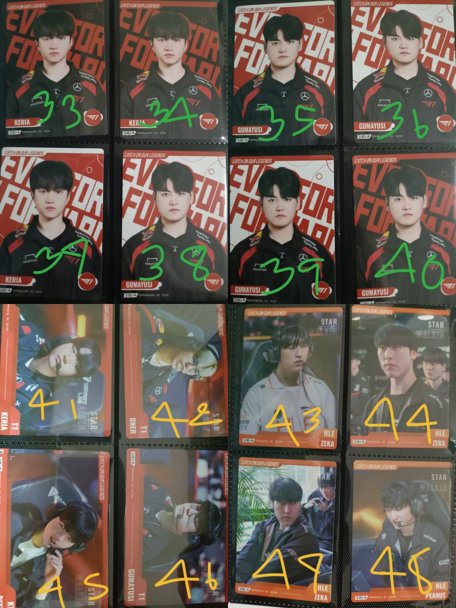 Fahlafar's tweet photo. Sale card Buffun LCK 2024 ราคาตามสีเลข🍄
SSR &amp; SR  🩷 50฿
SC-NC 💛  35฿
 Uniform 💚  20฿
ค่าส่ง 30 ฿
ซื้อ5ใบแถม 💚 1 ใบ
ซื้อครบ 150 ส่งฟรี
🔥รีทวิตสุ่มแจก uniZOFGK 2024  &amp; doran hle 1ea free🔥
#ตลาดนัดLCK #ตลาดนัดT1 #ตลาดนัดHLE #ตลาดนัดLOL #Faker
**บางใบมีซ้ำ ลองถามก่อนได้น๊า ** https://t.co/bfRUlfK0J4