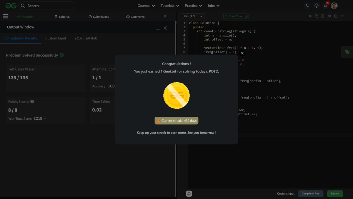 shahidx_05's tweet photo. Day 484 of #1001DaysOfCode
✅ 4 DSA problems 
✅ 7 Codeforces problems
✅ LeetCode Biweekly https://t.co/5nkTkFsNqZ