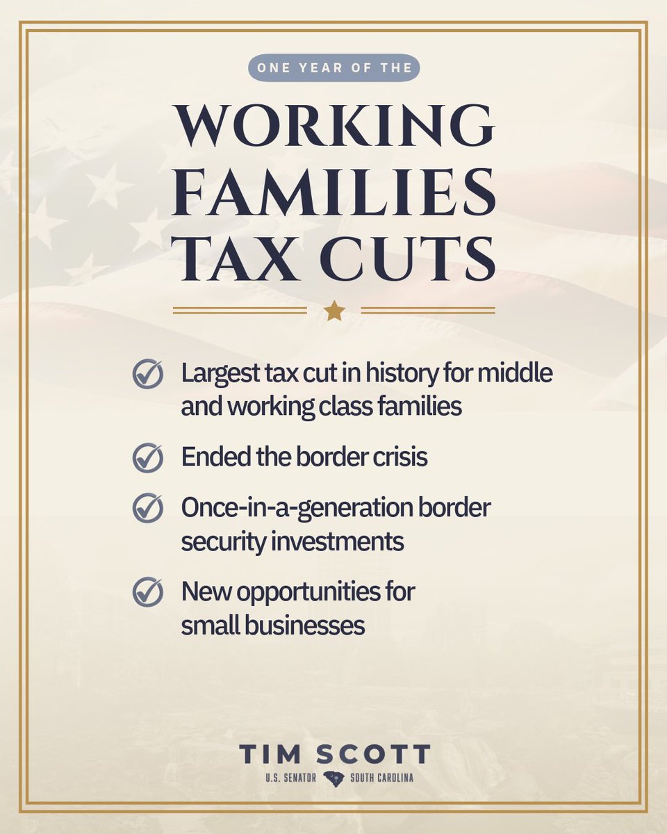 Senator Tim Scott tweet media