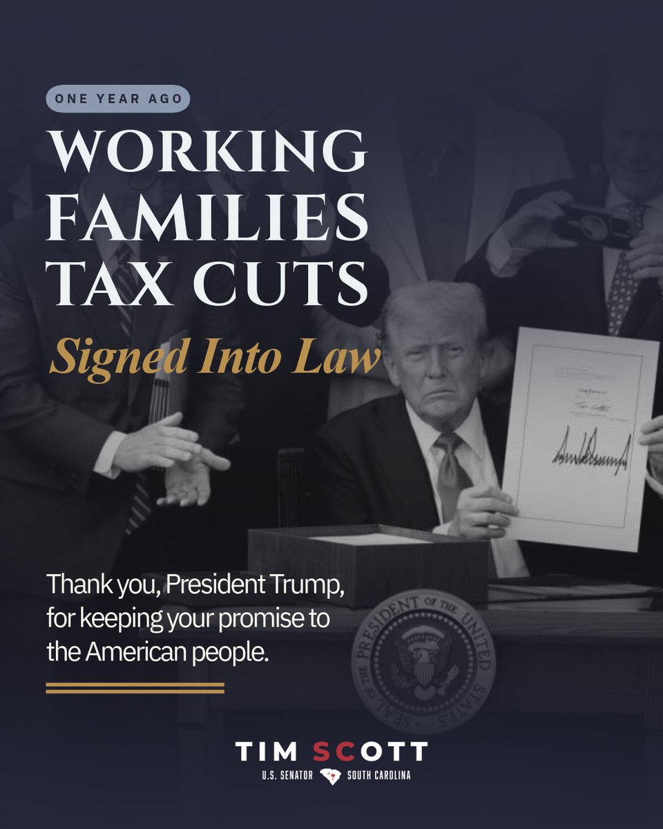 Senator Tim Scott tweet media