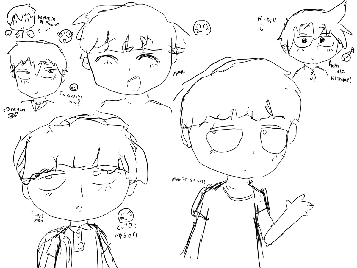 Cutting2day's tweet photo. #モブサイコ100 #mp100 #mobpsycho100
mob  doodles ,  trying  to  get  better  at  drawing  him. https://t.co/SjFsPHMkBE