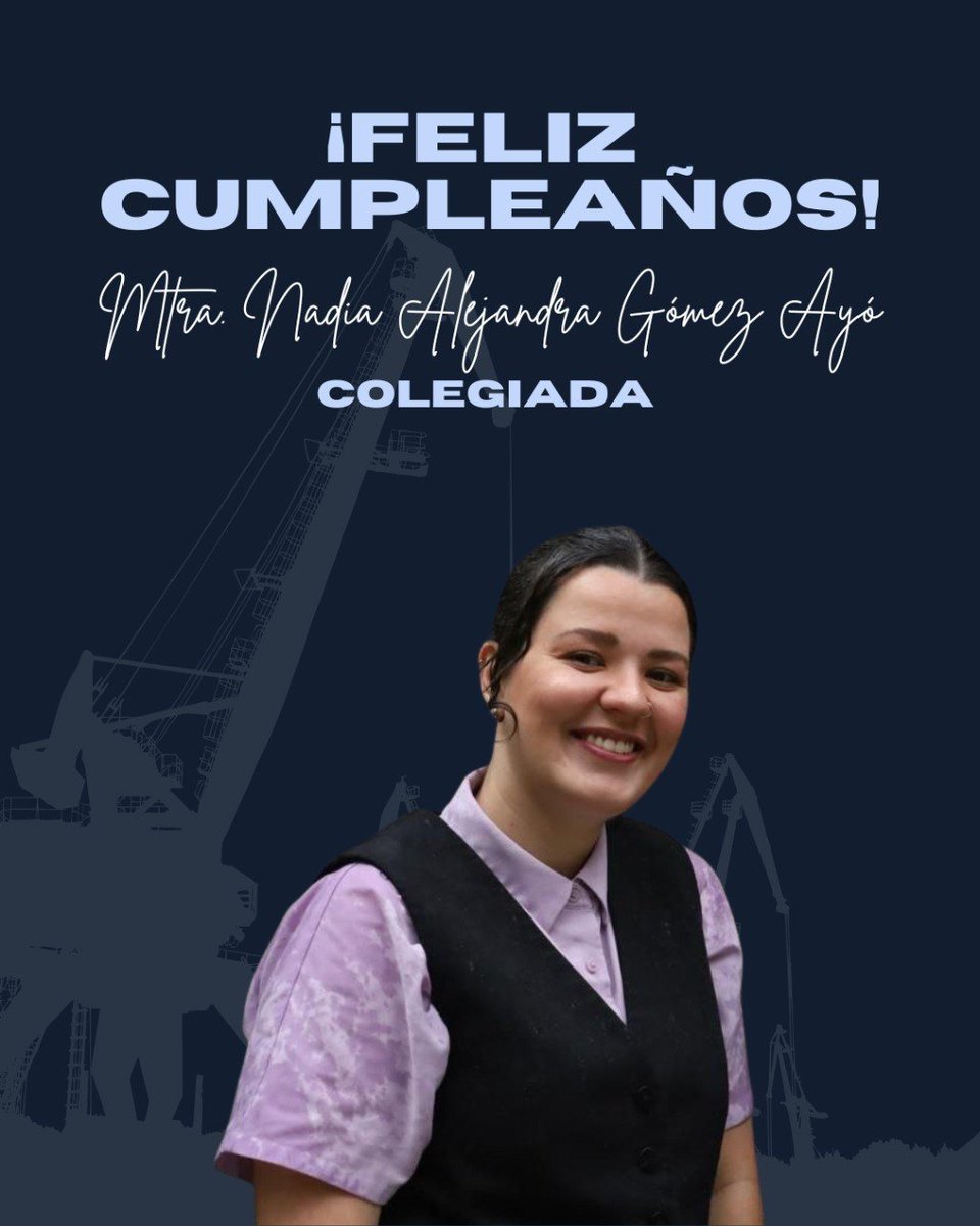 cicej_'s tweet photo. En el CICEJ enviamos una cordial felicitación a nuestra Colegiada, la Mtra. Nadia Alejandra Gómez Ayó  por su cumpleaños. Le deseamos un excelente día.

#UnColegioQueFortaleceAJalisco https://t.co/ysJLd9z3oa