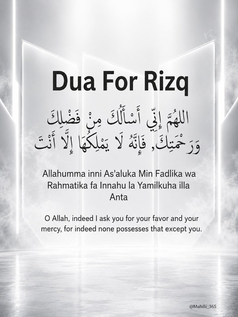 Mahdii_365's tweet photo. Du'a for Rizq: https://t.co/eqPWuBk2Ek