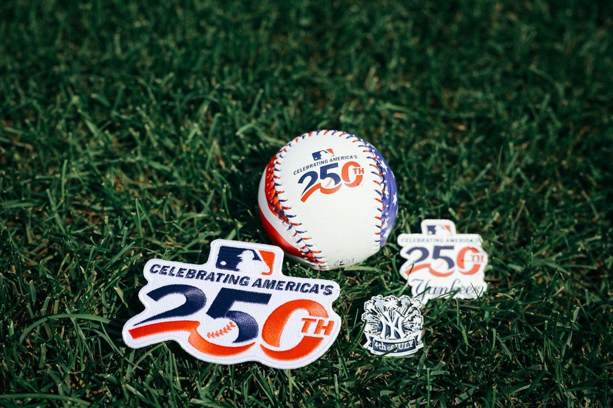 yankeestadium's tweet photo. Shop Fourth of July t-shirts, baseballs, pins, &amp; patches in the Yankee Stadium Team Store by Section 119 🇺🇸 https://t.co/az9DpO6gkL