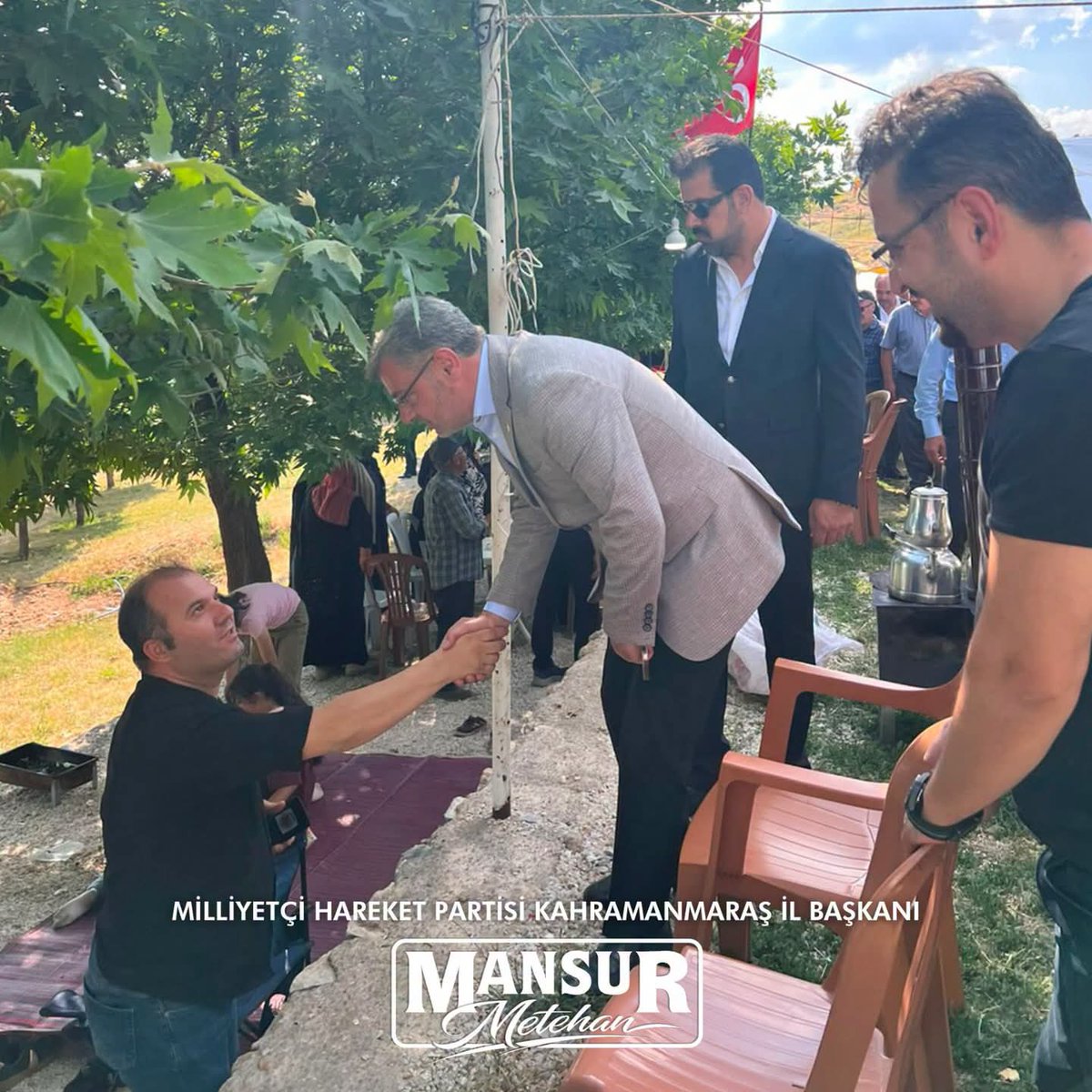 MHPGoksun's tweet photo. 📍Göksun

İl Başkanımız Sayın Mansur Metehan, İl Başkan Yardımcılarımız, Kaçep İl Başkanımız,  ve yönetim kurulu üyelerimiz ile birlikte Karslılar Yardımlaşma ve Dayanışma Derneği tarafından düzenlenen Yayla Etkinliklerine katılarak hemşerilerimizle biraraya geldik. https://t.co/upkXV1Svmt