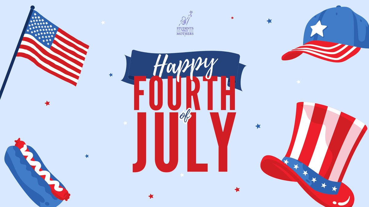SWMScholarships's tweet photo. Happy 4th! ❤️🤍💙 https://t.co/ggJb7C6cWW