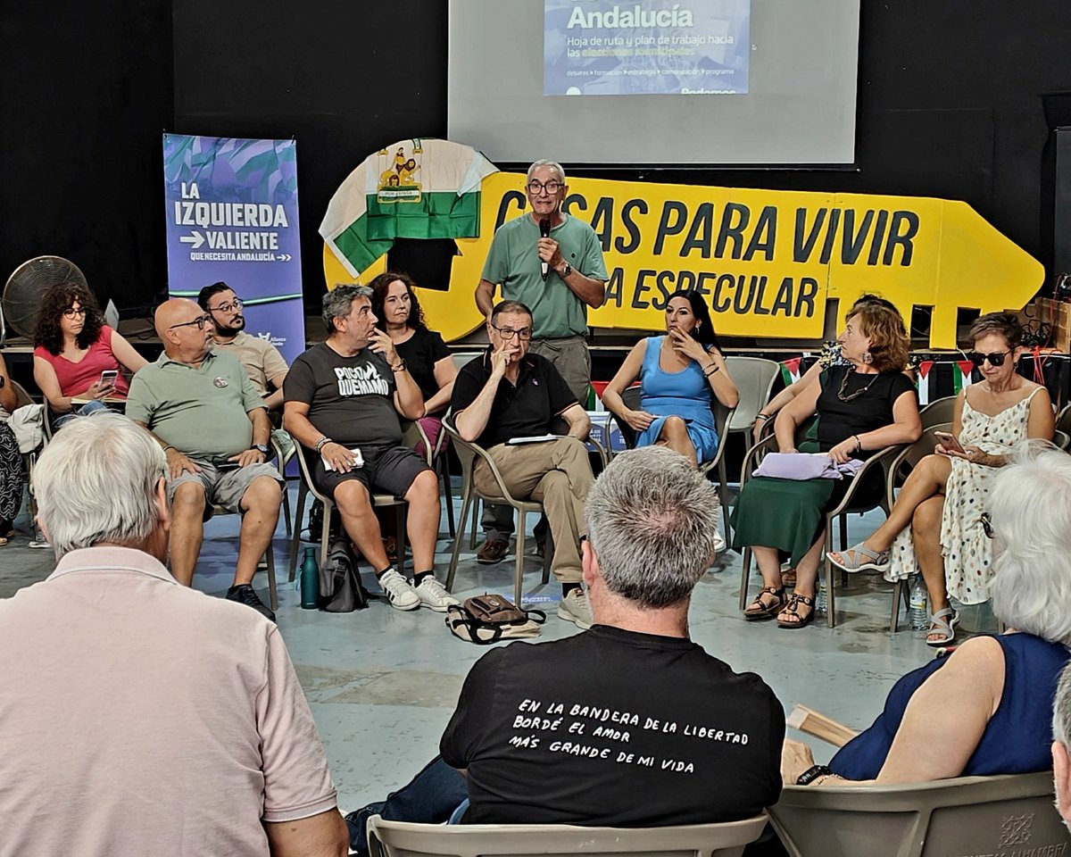 NicoSguiglia's tweet photo. Muy buen Encuentro Municipalista de @Podemos_AND hoy en #Málaga.

Análisis, propuestas, organización y hoja de ruta rumbo a las elecciones municipales.

¡A construir candidaturas fuertes y valientes para enfrentar a mercaderes y reaccionarios!

#SíSePuede #LaIzquierdaValiente https://t.co/PFh0RiBr9n