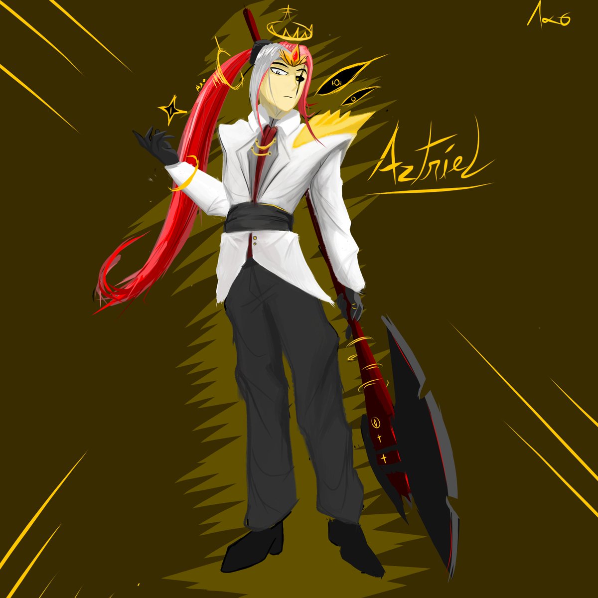 Axolotl102's tweet photo. Just one of my oc Aztriel https://t.co/rislCjz3mi