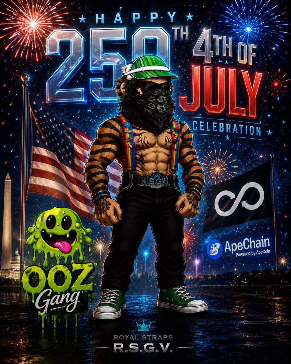 JMoreen's tweet photo. Happy 4th Fam 🫡✅

@RoyalStraps 
@ReversozHQ 
@OozGang https://t.co/UTwajqlBwC