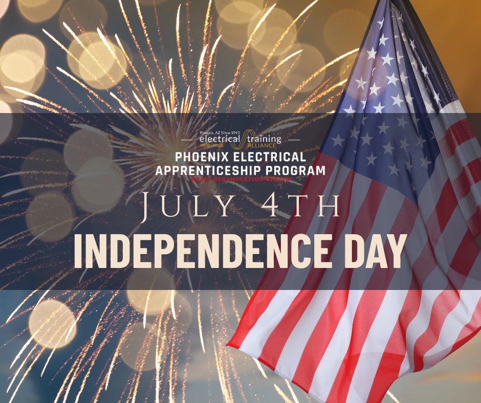 JatcPhoenix's tweet photo. Here's to 250 years of freedom, opportunity, and the hardworking people who keep our communities powered. https://t.co/W4iokHel5A