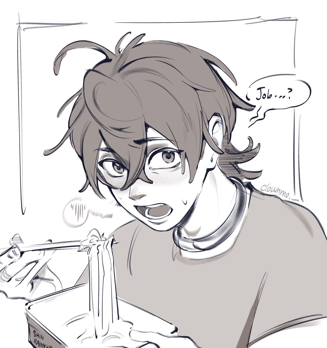clownmo_'s tweet photo. Day 5/30,,, Follo doodle since I barely drew today but I had to move my hand abit 
#follo #gachiakuta https://t.co/f9bY6bPs1c