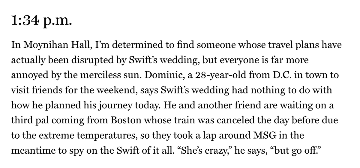 hantalkstaylor's tweet photo. the way people around msg were literally unbothered unlike people on twitter yelling about nyc from their home in idaho lol https://t.co/WthdoTs8V1