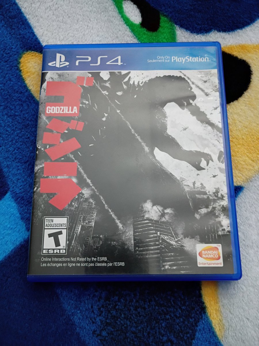 GarySomethingE's tweet photo. @RoxieWolf18 Here's another good example that comes to mind, Godzilla had a PS4 game which was a similar case to the Deadpool game. Me &amp; my other Godzilla enjoyer friend are both very lucky to own the Physical copy. https://t.co/VRbnuo2Y1c