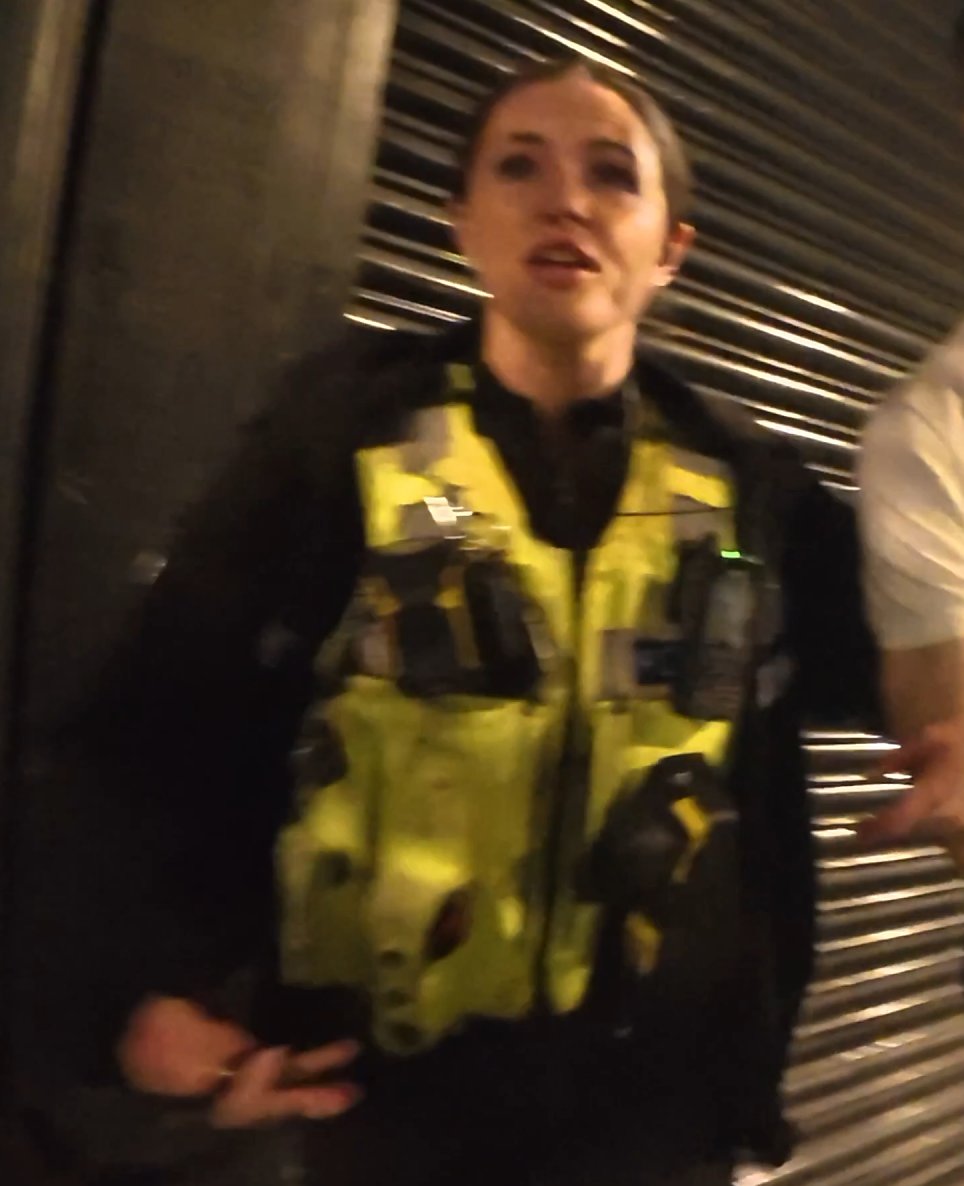 AnthNFS's tweet photo. The police van was literally parked right next to the assault as it happened. 

Stop talking so much shit. 

Drop the charges, track the three Black men who attacked him and arrest them all, and sack the female copper with the filthy mouth (she’s blind as fuck or corrupt....pick one). 

You can also sack the male police officer who got caught blatantly assaulting a handcuffed victim.

Do the right thing, you scumbag police force. Always attacking the white man in a city of foreigners.