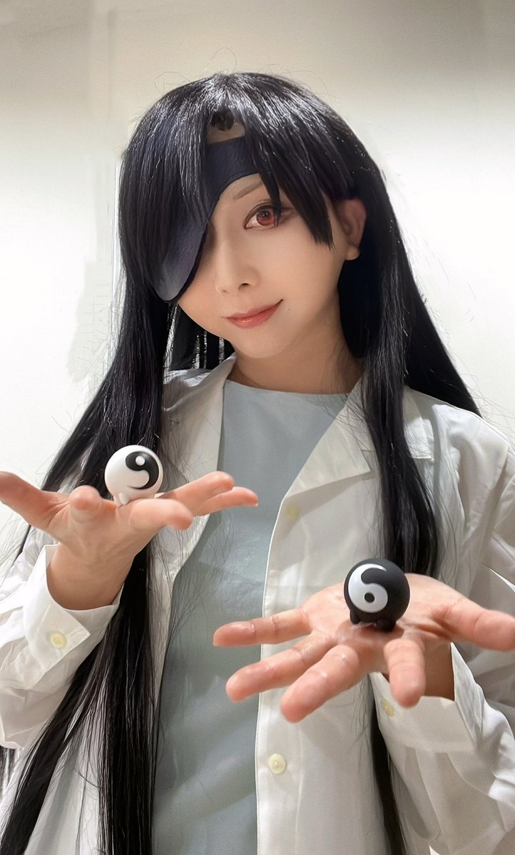 K_YU55's tweet photo. ⚠︎宅コス　　　練習 (´ω`;) 

陰陽ちゃんと一緒〜🫶 https://t.co/ockzzWpp5z