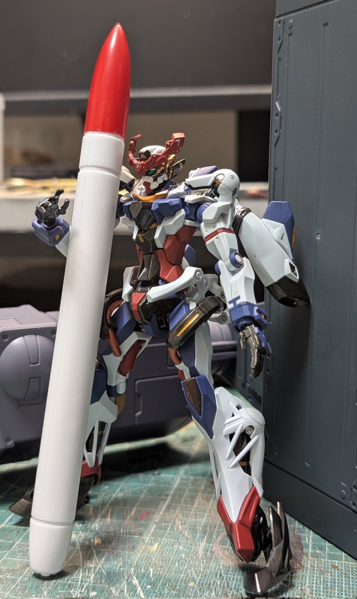 kj2nd1's tweet photo. #アシエット
#スコープドッグを作る
#ボトムズ
イングラムの気分転換にプレミアム特典の
RS装備をパチ組み。弾頭一発がHG。
ミサイルポッドは大人サイズのハンドガン位ある(笑) https://t.co/1mX1vCCz9r