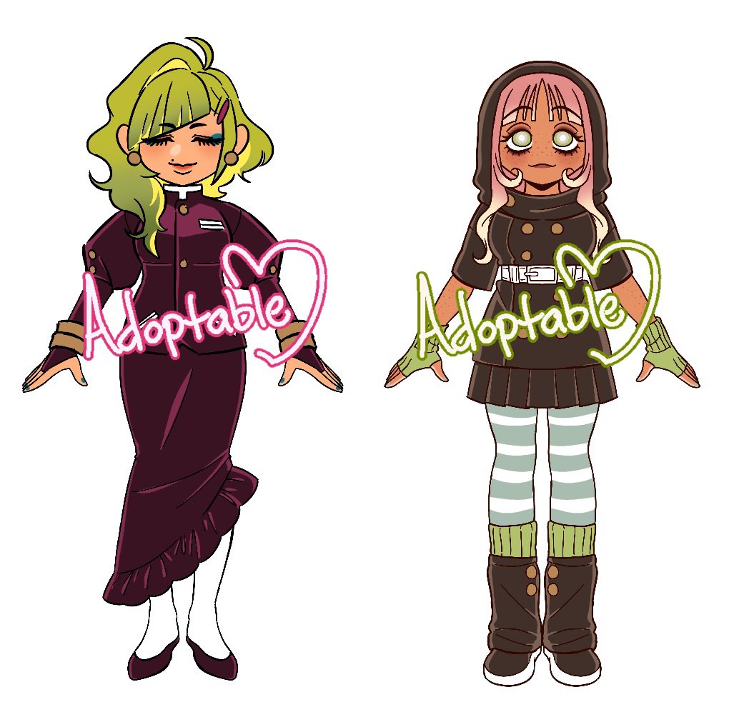 DollMantises's tweet photo. 🐞DEMON SLAYER ADOPTABLES🐞
-2️⃣0️⃣💲each  
-first come first serve 
Vgen shop linked below ⬇️⬇️ https://t.co/grYIhaDkLH
