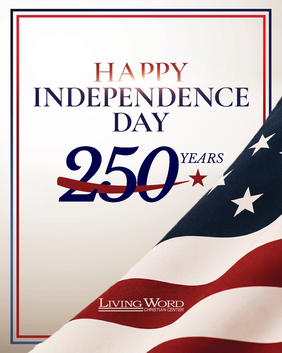 livingwd's tweet photo. Happy Independence Day! 🇺🇸

Today we thank God for our nation's freedoms and pray for His continued blessing, wisdom, and peace over America.

"Blessed is the nation whose God is the Lord." — Psalm 33:12 https://t.co/Wv61adP9yW