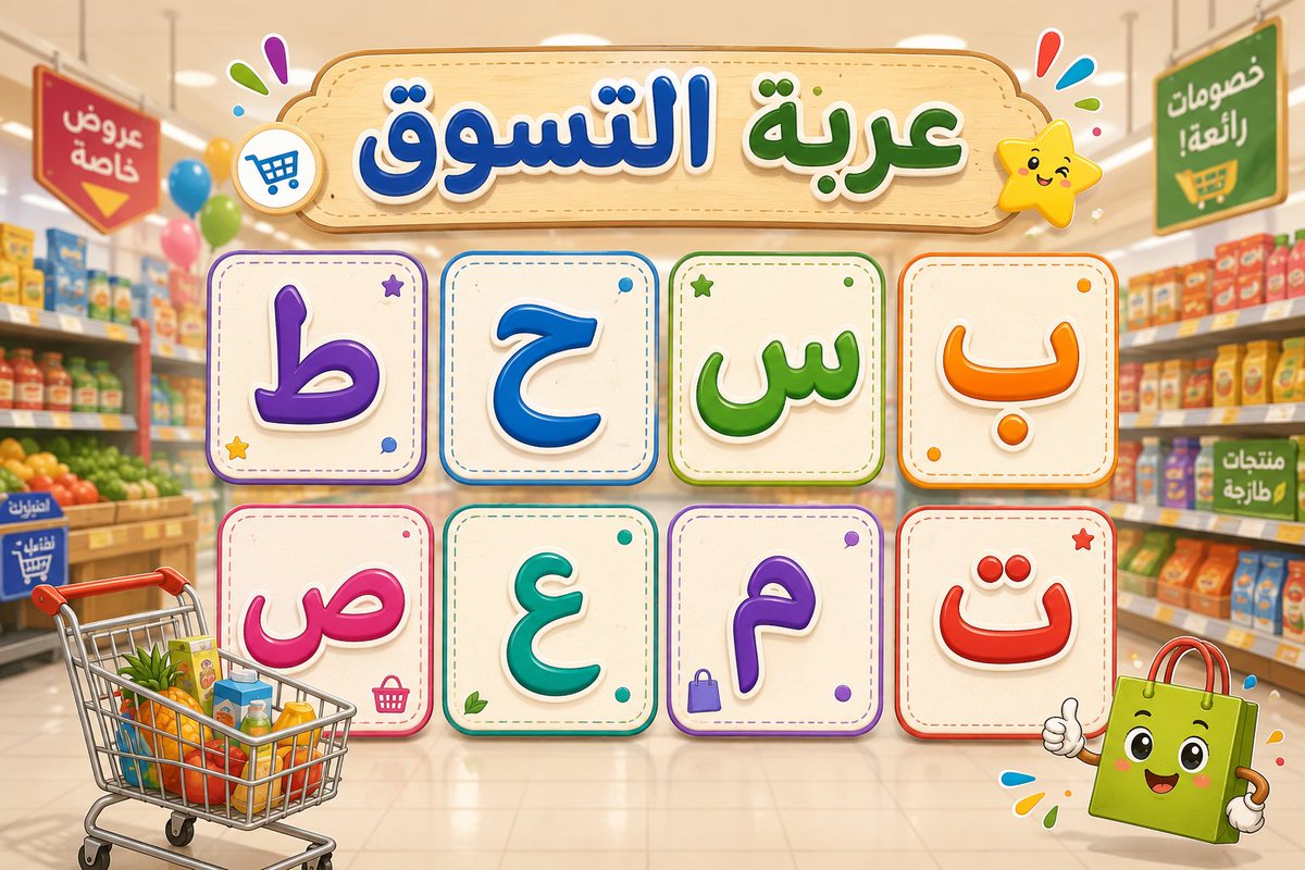 yahiaasiri10's tweet photo. #قهوة_المساء ☕

أسعد الله مساءكم بكل خير 🙋

✨ فعالية اليوم
🛒 عربة التسوق

تخيّل نفسك داخل سوبرماركت كبير وممسك بعربة التسوق.

المطلوب:
اختر أحد الحروف في اللوحة وابدأ بجمع بضاعتك بشرط أن يبدأ اسم أي صنف بالحرف الذي اخترته.
ركزوا ليس أسماء الشركات!! 

كم صنف تستطيع أن تجمع؟ 😊 https://t.co/L5ZWOcLrOx