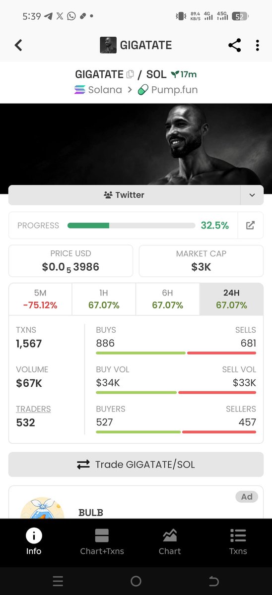 bash_itzx's tweet photo. Call me Dex sniper
call me the Dex C. E. O
#NewToken #100xGems #Pumpfun #CryptoTrading #Dex https://t.co/oCVX2O3jfN