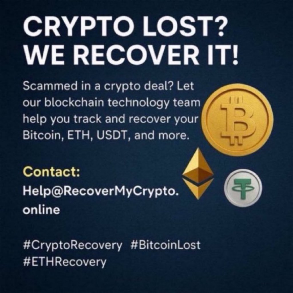 AS5ET_Guardian's tweet photo. 🚫🚨Crypto Scam Recovery Notice
Were you scammed on a crypto app involving Bitcoin (BTC), Ethereum (ETH), Tether (USDT), or Binance Coin (BNB)?
Send me a ✉️DM for recovery.
#CryptoRecovery #CryptoScam
#RecoverYourFunds #InvestmentScam
#xrp #investmentscam #romancescam #scamalert https://t.co/9pFYjN3Z8j