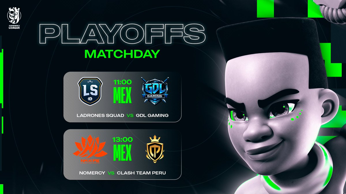 CR_Supremacy's tweet photo. 🟢 𝐌𝐀𝐓𝐂𝐇𝐃𝐀𝐘 - 𝐖𝟑 - 𝐃𝐀𝐘 𝟏 ⚔️

☠️ THE ELIMINATION MATCHES CONTINUE! 🏆🔥

Two teams will see their Staff Edition journey come to an end today. Who will survive and keep their title hopes alive? 🚀

🇨🇱 @LadronesSquad 🆚 @GDL_GamingCR 🇲🇽
⏰: 17:00 UTC - 11:00 🇲🇽 - 19:00 🇪🇸

🇲🇽 @NoMercyGG__ 🆚 @ClashTeamPer2 🇵🇪
⏰: 19:00 UTC - 13:00 🇲🇽 - 21:00 🇪🇸

#SMCY2026 #StaffEdition #ClashRoyale