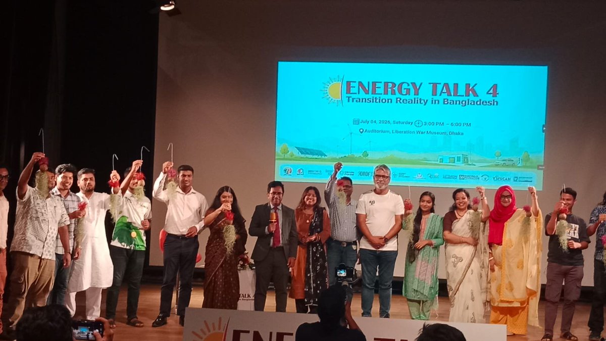 OAB_Foundation's tweet photo. ⚡ Energy Talk 4: Transition Reality in Bangladesh successfully concluded today in Dhaka!

Experts, youth, researchers, and environmental leaders discussed renewable energy, policy reform, energy efficiency, and the path toward a just energy transition for Bangladesh. https://t.co/zu1E9idvn5