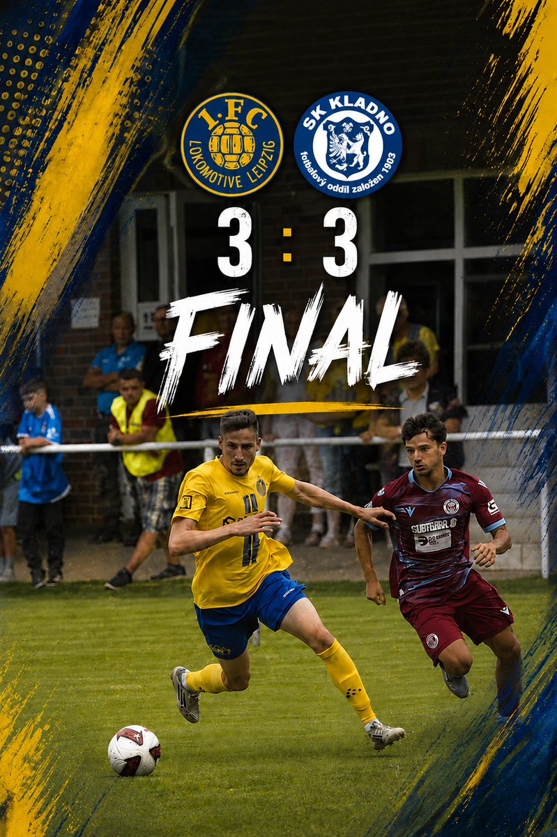 LokLeipzig_es's tweet photo. Igualdad en el amistoso jugado ante el SK Kladno de la segunda división checa. El Lok estuvo tres veces en ventaja pero no lo mantuvo.

Buena prueba para el Lok antes del esperado partido amistoso del próximo sábado ante el Hertha. 

#fußballpur #lokleipzig #loksche #leipzig https://t.co/c9q1C7UmqC