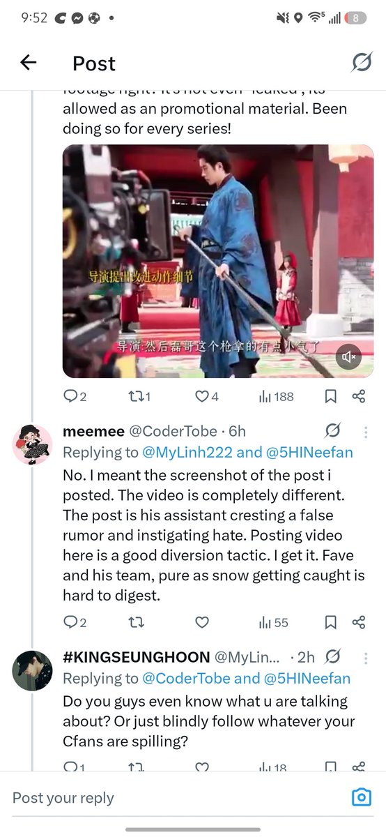 MyLinh222's tweet photo. @CoderTobe @5HINeefan Earlier u said not this video, now u said this is the video, where exactly is the issue with the video? Can u screen recording the video and stopped at where the issue is? What is this incosistency? https://t.co/j5FPhiC7uj