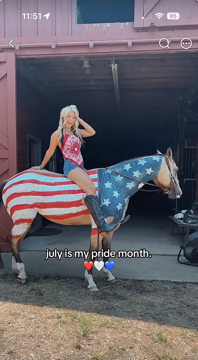 MustangMan_TX's tweet photo. July is American pride month and it carries us through for a whole year. We don’t take pride in evil, we take pride in acknowledging that “In God we trust!” 🙏 https://t.co/EH68o7nabz