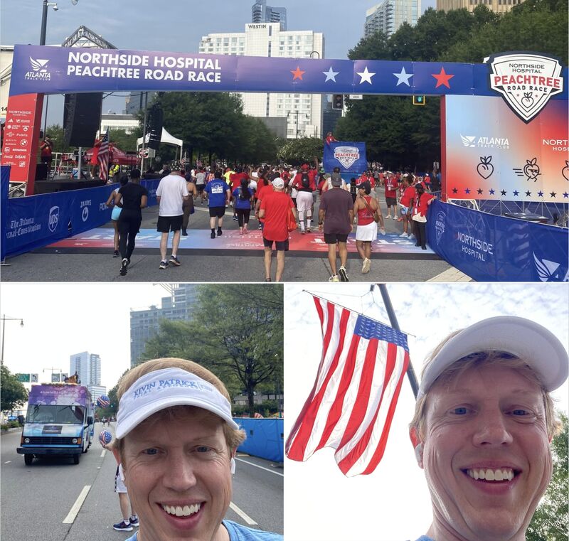KPatrickLaw's tweet photo. Always one of my favorite Fourth of July traditions—running the Peachtree Road Race!
Thankful for a beautiful (even with the heat) morning, an amazing Atlanta tradition, and the opportunity to celebrate our nation's birthday. Happy 4th of July! 🇺🇸
#PeachtreeRoadRace #FourthOfJuly #Atlanta #KPL