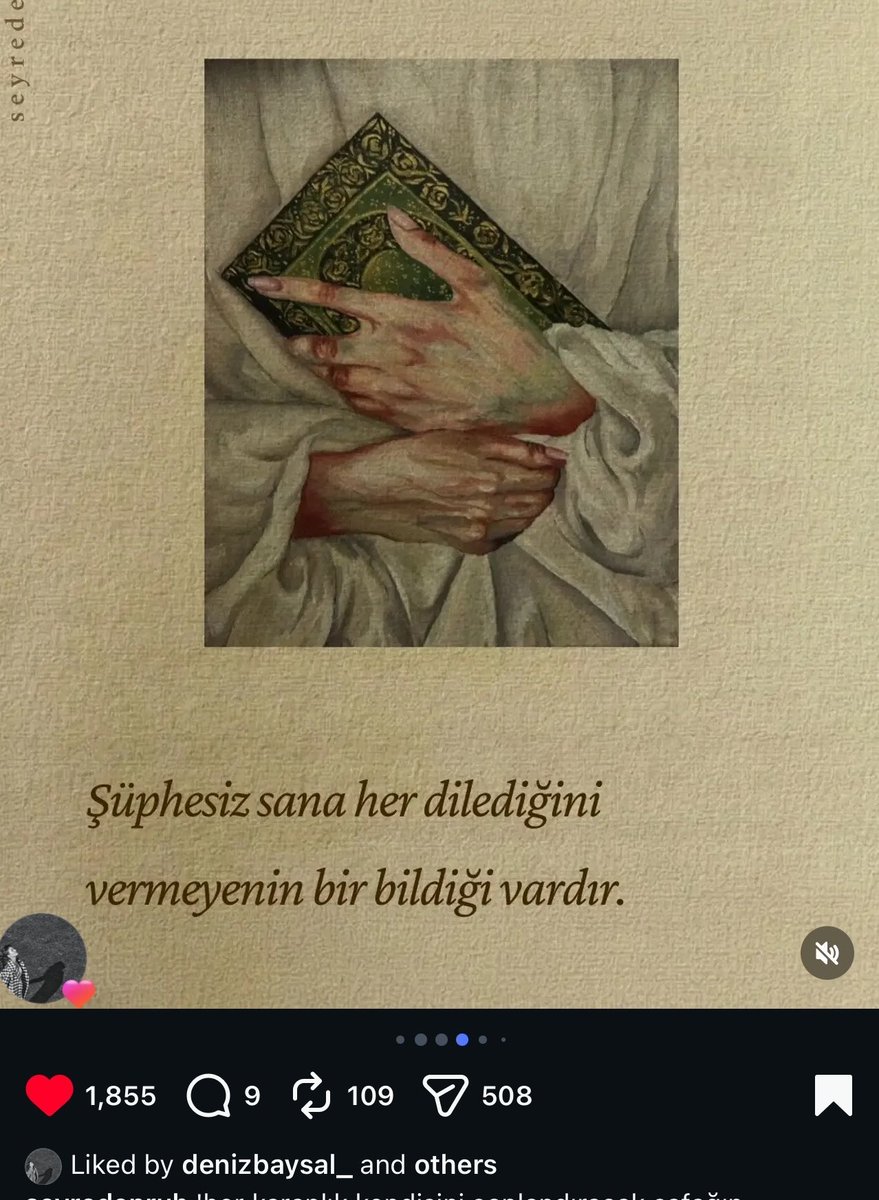 douniauh's tweet photo. دينيز من امس ماشية وتوزع لايكات لآيات قرآنية شكلها تبي تتكنسل من الاتراك 😭😭 https://t.co/AAov4lzRwn
